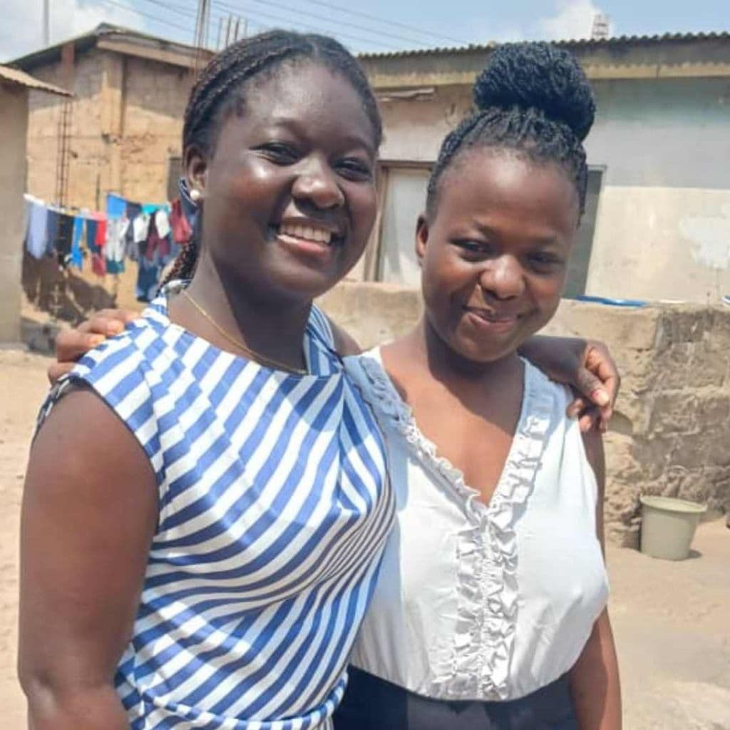Afia terug naar Ghana en bezoekt Blessing