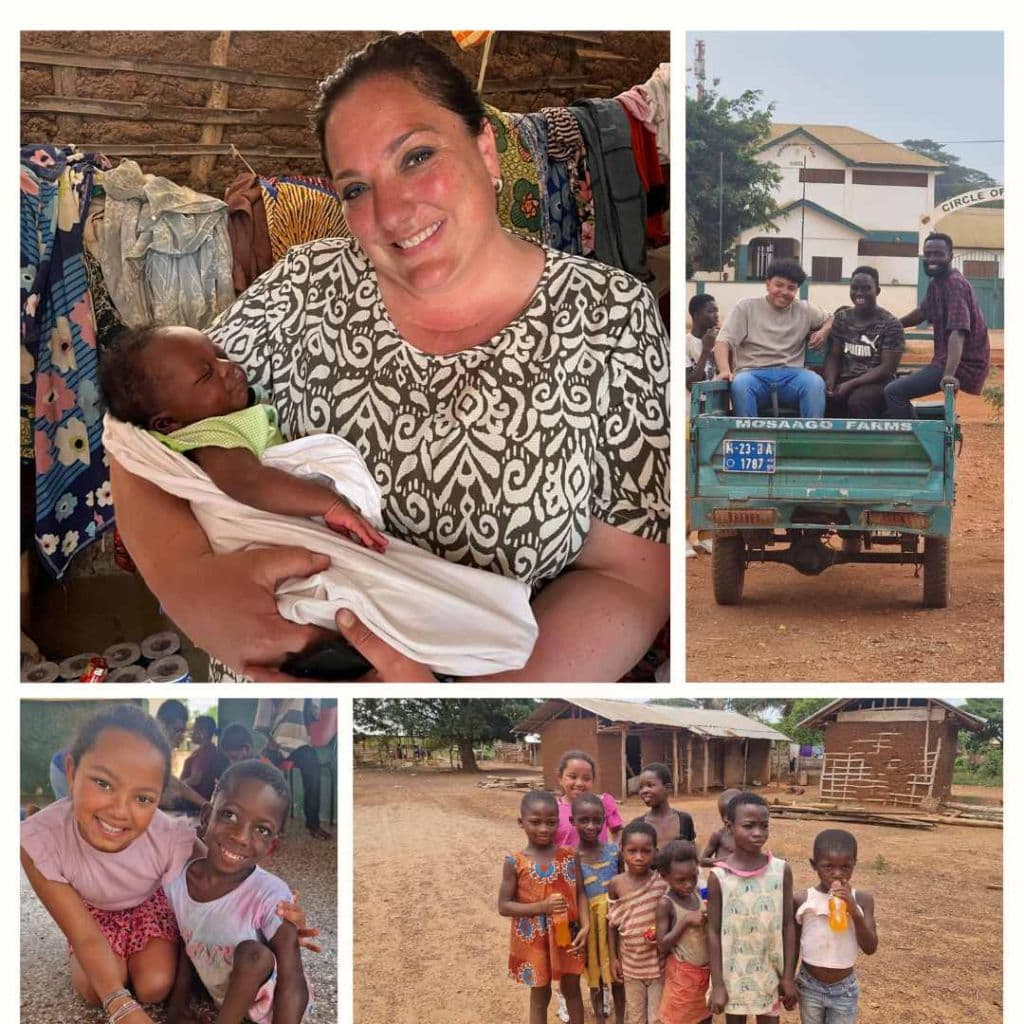 Mariëtte in Ghana